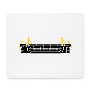Dortmund Westfalen Stadium Football Temple - Mouse Pad (horizontal) - white - Front