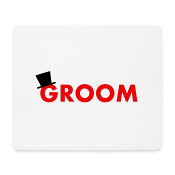 Groom - Mousepad (Querformat) - Weiß - Vorne