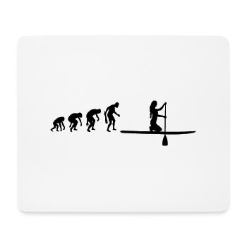 Stand Up Paddle Surfer SUP Idée Cadeau - Tapis de souris (format paysage) - blanc - Devant