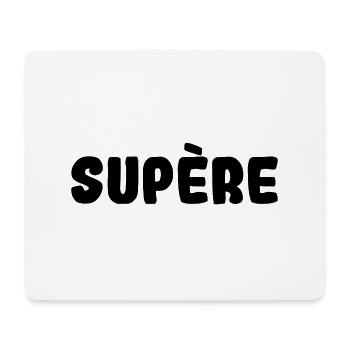 Supère papa super - Tapis de souris (format paysage) - blanc - Devant