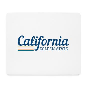 California Golden State Design - Mousepad (Querformat) - Weiß - Vorne