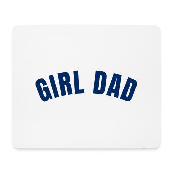 girl dad - Tapis de souris (format paysage) - blanc - Devant