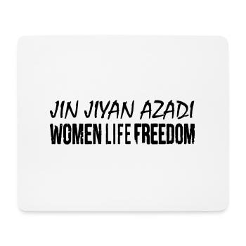 jin jiyan azadi women life freedom iran - Mousepad (Querformat) - Weiß - Vorne