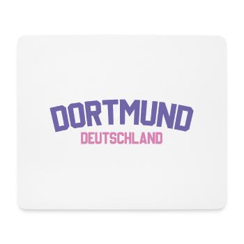 Dortmund - Tapis de souris (format paysage) - blanc - Devant