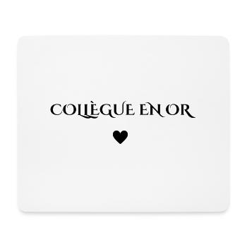 collègue en or - Tapis de souris (format paysage) - blanc - Devant