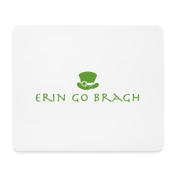 Erin Go Bragh : Saint-Patrick - Tapis de souris (format paysage) - blanc - Devant