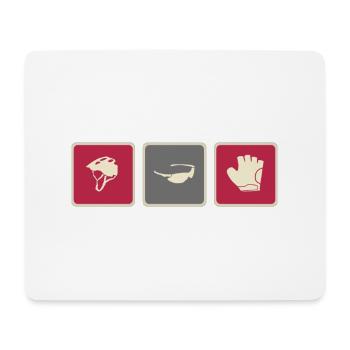 Bike Bike Tour Mountain Bike - Mouse Pad (horizontal) - white - Front