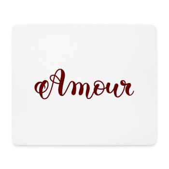 Liebe - Mousepad (Querformat) - Weiß - Vorne