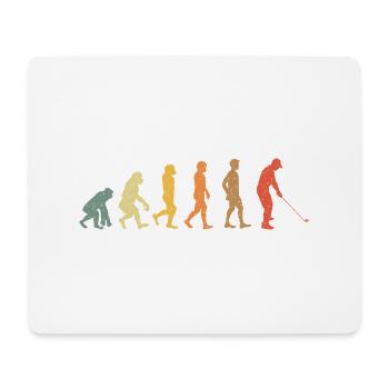 Golf Evolution vitage retro - Mousepad (Querformat) - Weiß - Vorne