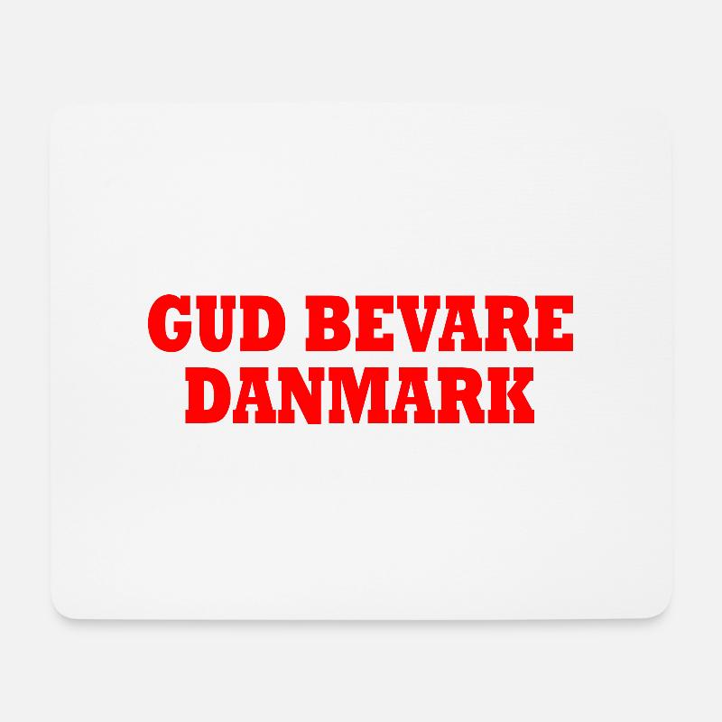 Gud bevare danmark - Mousepad (Querformat) - Weiß