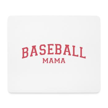 Baseball Mama - Mousepad (Querformat) - Weiß - Vorne