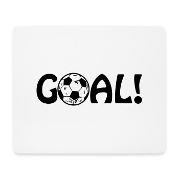 Fußball Soccer - Mousepad (Querformat) - Weiß - Vorne