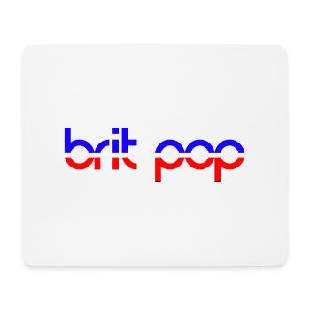 BRIT POP - Mousepad (Querformat) - Weiß - Vorne