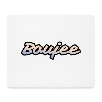 Boujee Trendy Words Slang Typography Design - Mouse Pad (horizontal) - white - Front