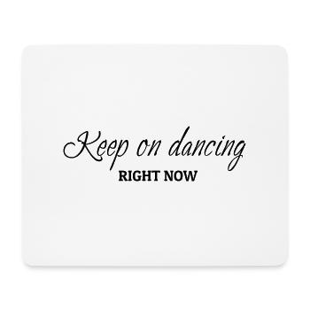 Danse Musique de danse - Tapis de souris (format paysage) - blanc - Devant