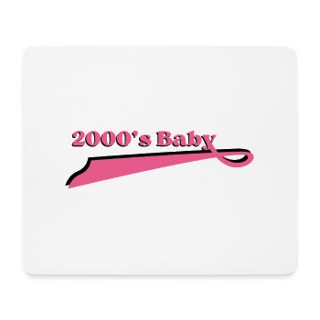 Jahr 2000 Baby - Mousepad (Querformat) - Weiß - Vorne
