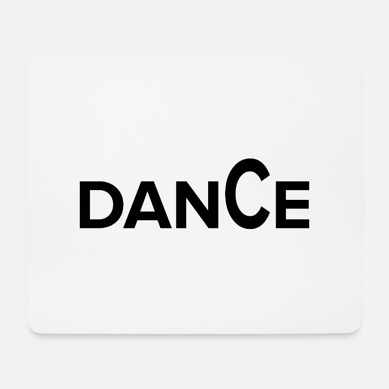 Danse Musique de danse - Tapis de souris (format paysage) - blanc