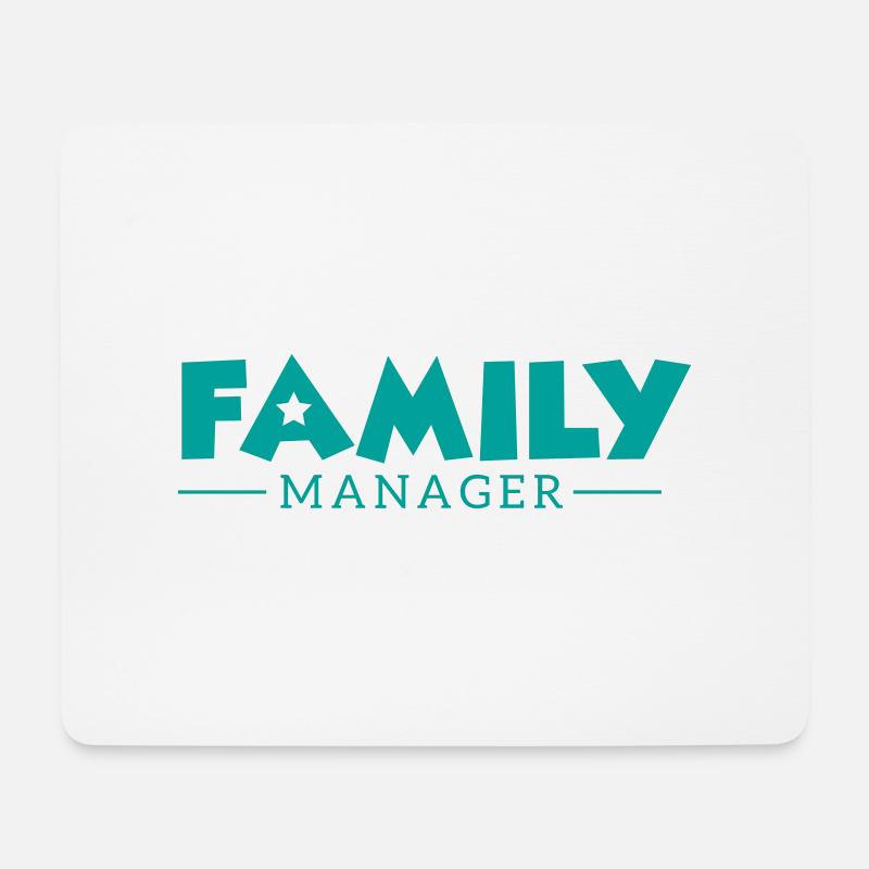Family Manager - Mouse Pad (horizontal) - white
