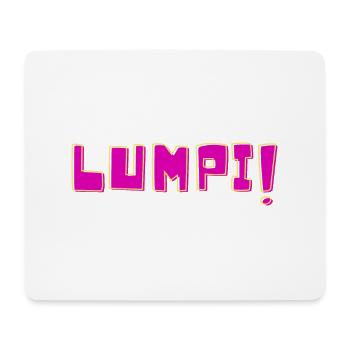 Lumpi! - Mousepad (Querformat) - Weiß - Vorne