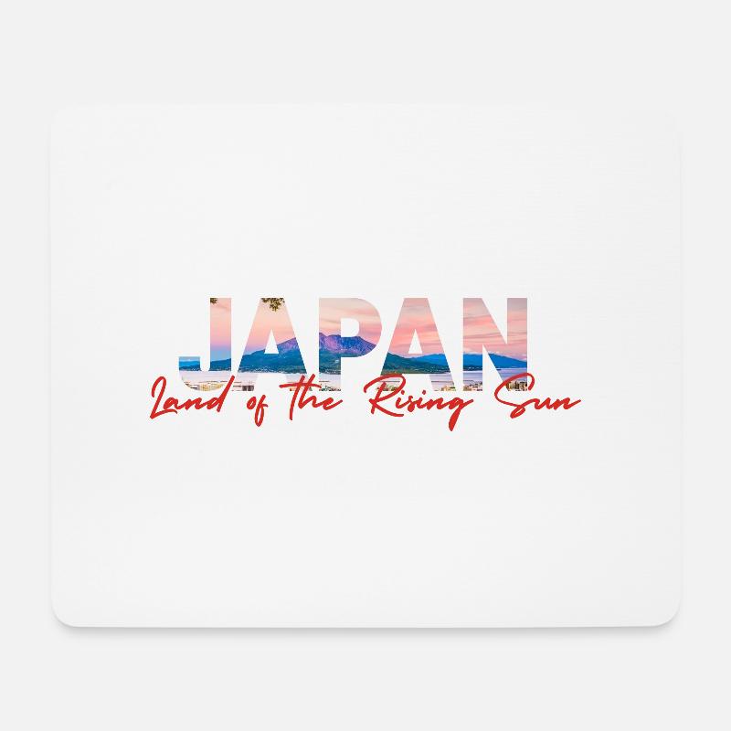 Samurai-Stil - Mousepad (Querformat) - Weiß