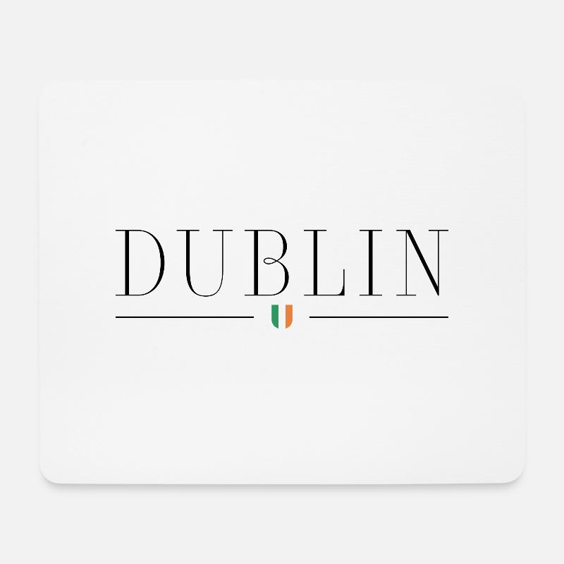 Ich liebe Dublin - Mousepad (Querformat) - Weiß