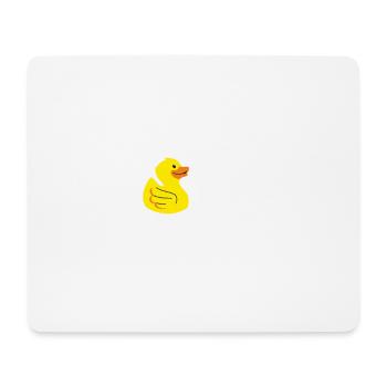 Battement de cœur canard - Tapis de souris (format paysage) - blanc - Devant