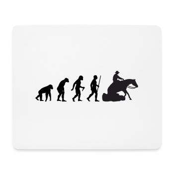 Evolution Sliding Stop Reining - Mousepad (Querformat) - Weiß - Vorne