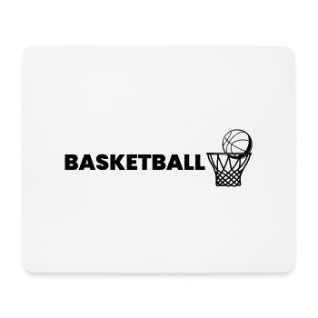 Basketball - Mousepad (Querformat) - Weiß - Vorne