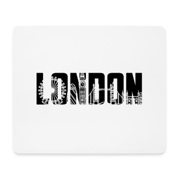 London, England 1 - Mouse Pad (horizontal) - white - Front