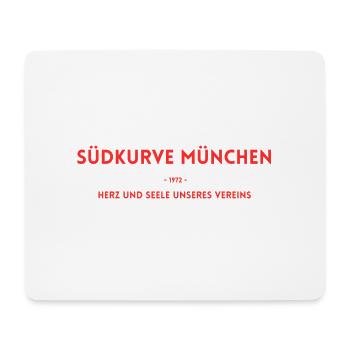 Südkurve München 1972 - Mousepad (Querformat) - Weiß - Vorne