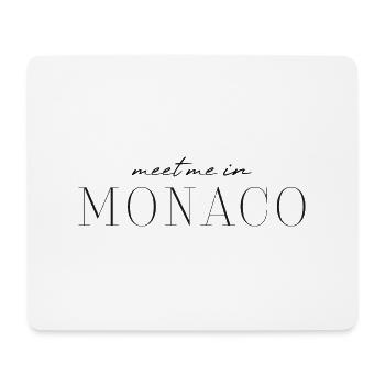 Monaco Glamour T-Shirt - Mouse Pad (horizontal) - white - Front
