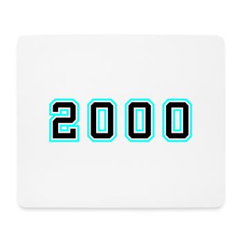 2000 Jahr Geburtstag - Mousepad (Querformat) - Weiß - Vorne