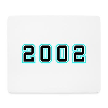 2002 Year Birthday - Mouse Pad (horizontal) - white - Front
