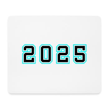 2025 Jahr Geburtstag - Mousepad (Querformat) - Weiß - Vorne