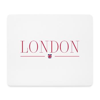 T-shirt design de style londonien - Tapis de souris (format paysage) - blanc - Devant