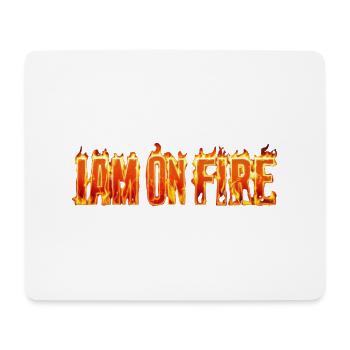 Feuriger Gewinner! - Mousepad (Querformat) - Weiß - Vorne