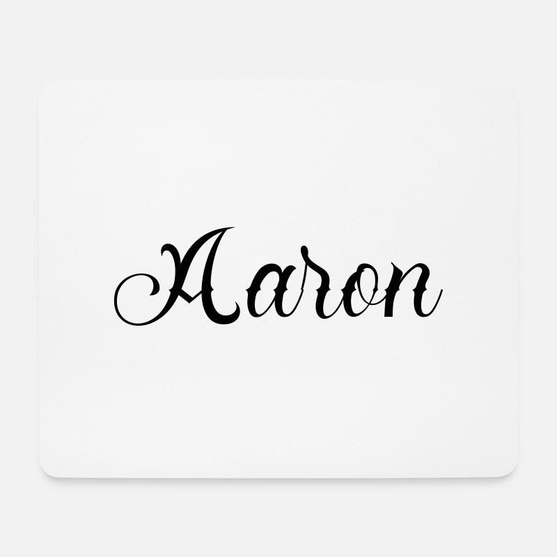 aaron - Mousepad (Querformat) - Weiß