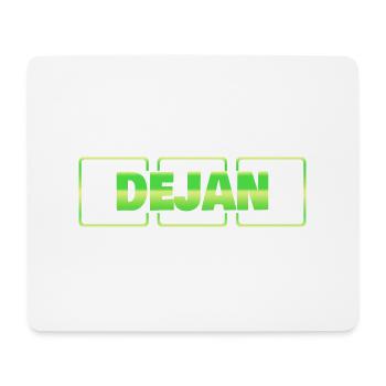 Idée cadeau Dejan - Tapis de souris (format paysage) - blanc - Devant