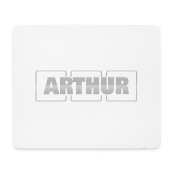 Arthur comme idée cadeau - Tapis de souris (format paysage) - blanc - Devant
