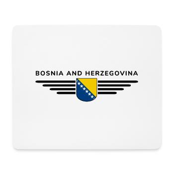 Bosnia & Herzegovina T-Shirt - Mouse Pad (horizontal) - white - Front