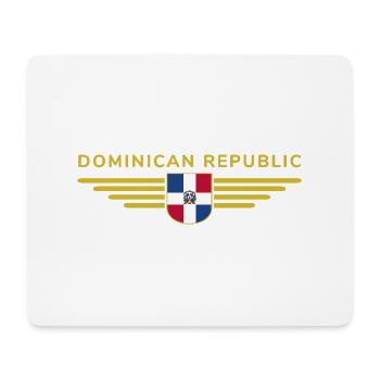 République dominicaine T-Shirt Design - Tapis de souris (format paysage) - blanc - Devant