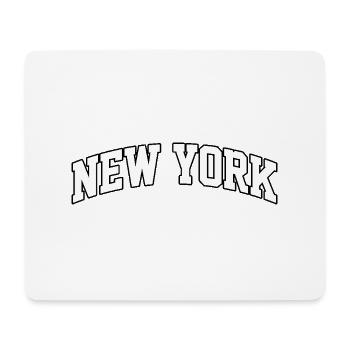 Logo New York : Design collégial au style urbain - Tapis de souris (format paysage) - blanc - Devant