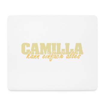 Ms. Camilla - Mouse Pad (horizontal) - white - Front