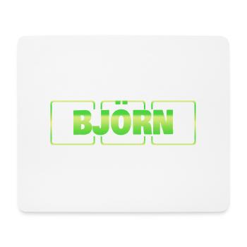 Geschenkidee Björn - Mousepad (Querformat) - Weiß - Vorne