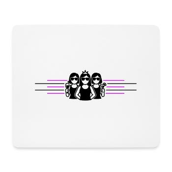 Bachelorette Party Mädchen - Mousepad (Querformat) - Weiß - Vorne