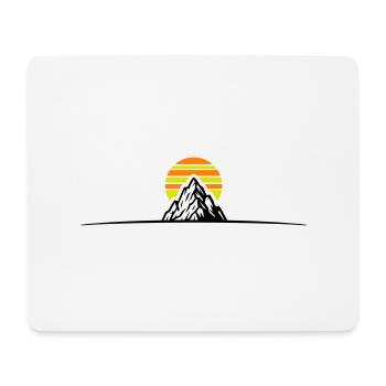 Mountains icon - Mouse Pad (horizontal) - white - Front