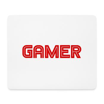 Gamer - Games - PC - Computerspiele - Mousepad (Querformat) - Weiß - Vorne