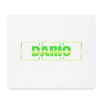 Geschenkidee Dario - Mousepad (Querformat) - Weiß - Vorne