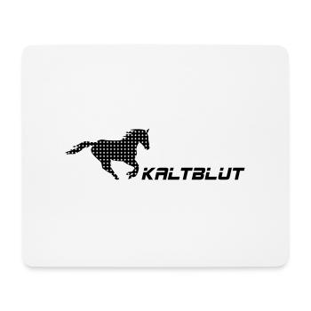 kaltblut - Mousepad (Querformat) - Weiß - Vorne
