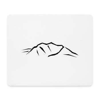 Snowdon - Mouse Pad (horizontal) - white - Front